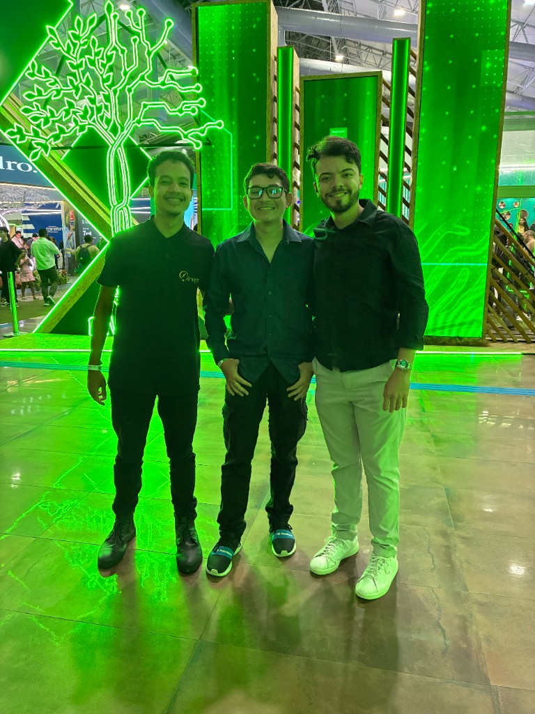 Fundadores da Sinope: Emerson, Leonardo e Anthony